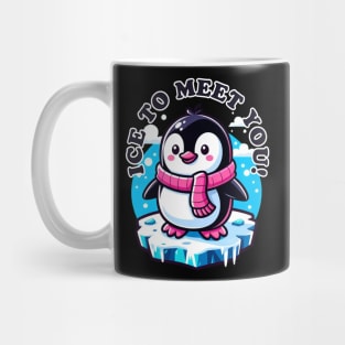 Frosty Welcome: Penguin's Greeting Mug